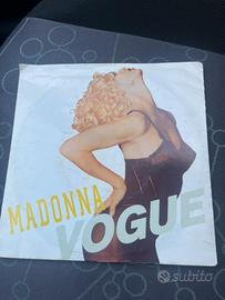 LP 45 giri Madonna Vogue