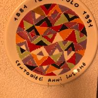 Piatto centodiecianni” Il Piccolo” di Trieste