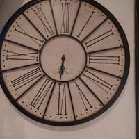 orologio ferro battuto a lancette 