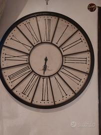 orologio ferro battuto a lancette 