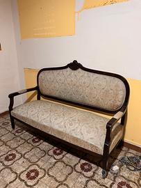 Divano Vintage in legno massello