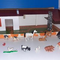 Fattoria degli animali (cm50x18x14)vintage anni 70