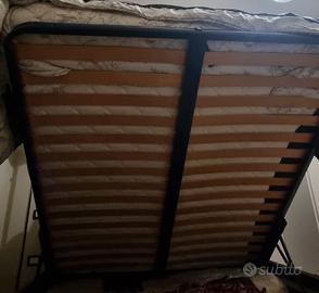 Rete matrimoniale + struttura letto contenitore