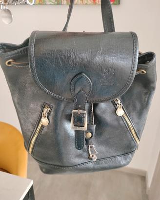 zainetto in vera pelle nero 
