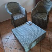 Sedie  piu tavolo da giardino