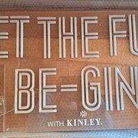Insegna Luminosa Bar Kinley Gin