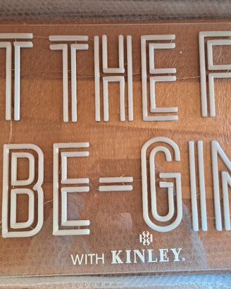 Insegna Luminosa Bar Kinley Gin