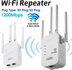 Ripetitore wi-fi 1200 mbps 5 ghz 2.4 ghz 