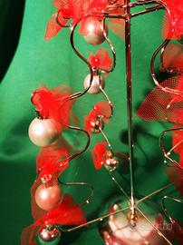 albero di Natale in acciaio girevole e pieghevole
