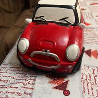 Salvadanaio Mini Cooper in ceramica