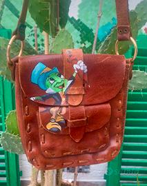 Borsa vintage dipinta a mano