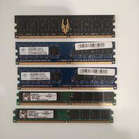 RAM DDR2 per Intel e AMD 2gb, 1gb e 512mb