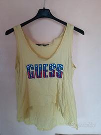 Canotta gialla Guess 