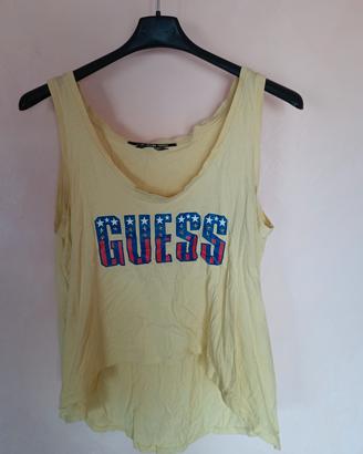 Canotta gialla Guess 