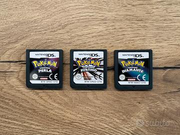 POKEMON PERLA,DIAMANTE E PLATINO TRILOGIA