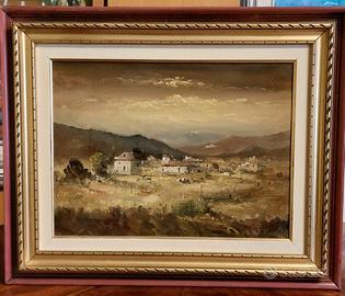 Dipinto olio su tavoletta.