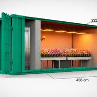 Container coibentato per coltivazione idroponica