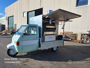 Ape pizza truck food