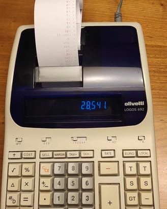 calcolatrice scrivente olivetti Logos 692