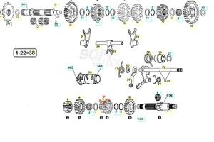 INGRANAGGIO CONDUTTORE 3/4A Z19/17 Aprilia RS125 A