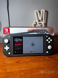 Nintendo switch lite grigia completa