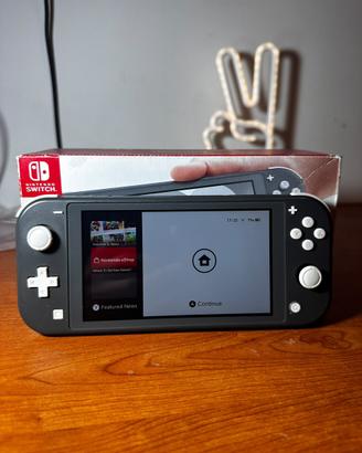 Nintendo switch lite grigia completa