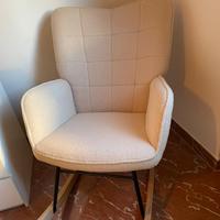 Poltrona in tessuto Bouclè Maisons du monde