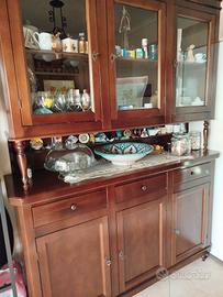 credenza in legno  colore noce
