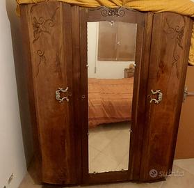 Armadio comodino letto