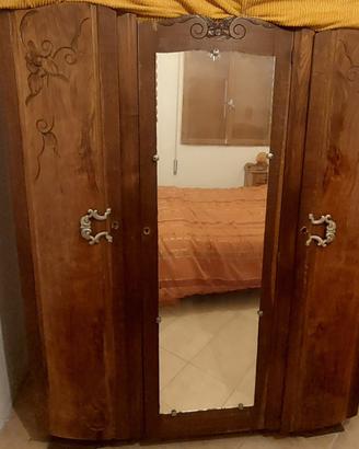 Armadio comodino letto