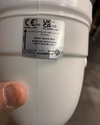 Kit fumi coassiale caldaia beretta originale.