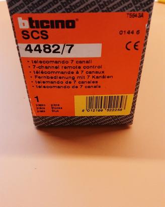 Telecomando Bticino IR a 7 canali Livin mod.4482g 