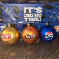 Palline Natale Pepsi Lay's Doritos palle