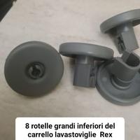 ricambi lavastoviglie candy8 rotelle grandi inferi