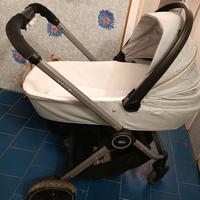 trio passeggino chicco best friend silver leaf 