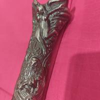 bastone da passeggio con manico in ottone massicci