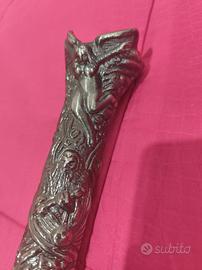 bastone da passeggio con manico in ottone massicci