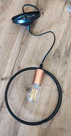 Lampadario in metallo moderno -Usato