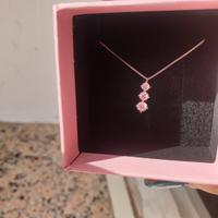 collana girocollo oro 375 con zirconi Stroilo Oro