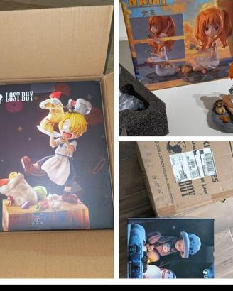Lotto di 3 Resine numerate di One piece Kids 