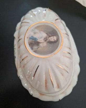 Portagioie Capodimonte G. Di Giuseppe Con Certific
