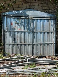 Garage/capanno in lamiera zincata