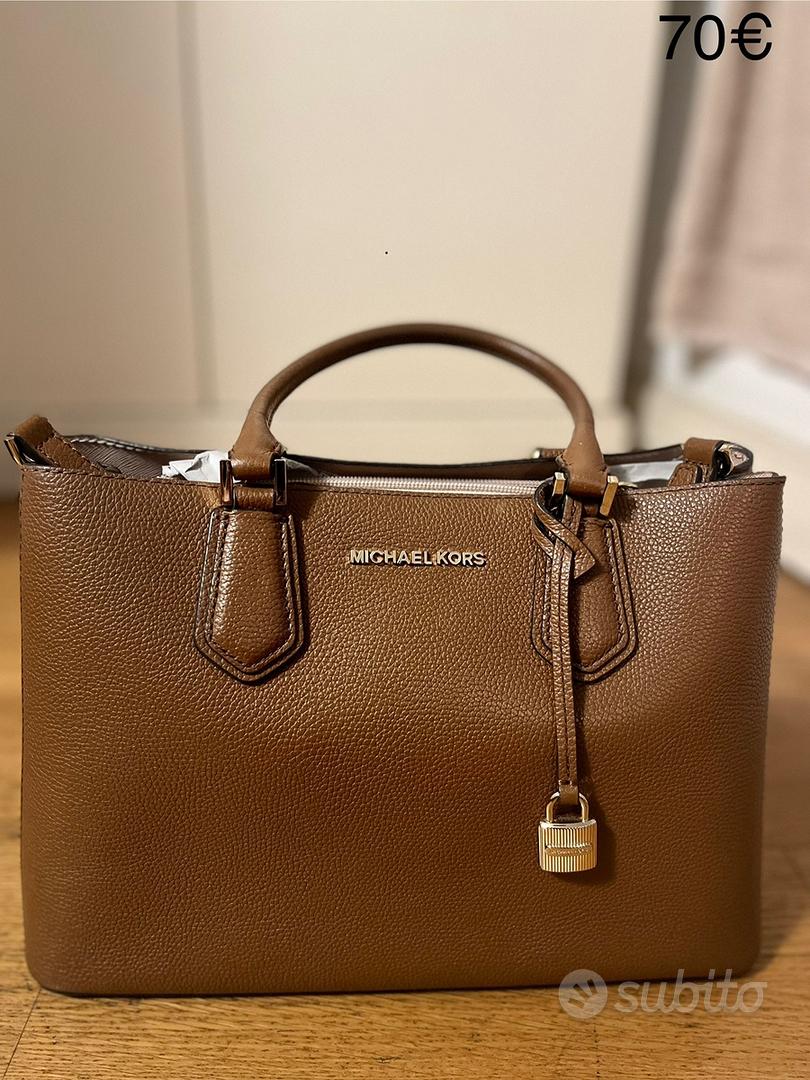 Borsa MICHAEL KORS MARRONE Abbigliamento e Accessori In