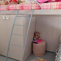 tolgo cameretta adatta a tre figli 