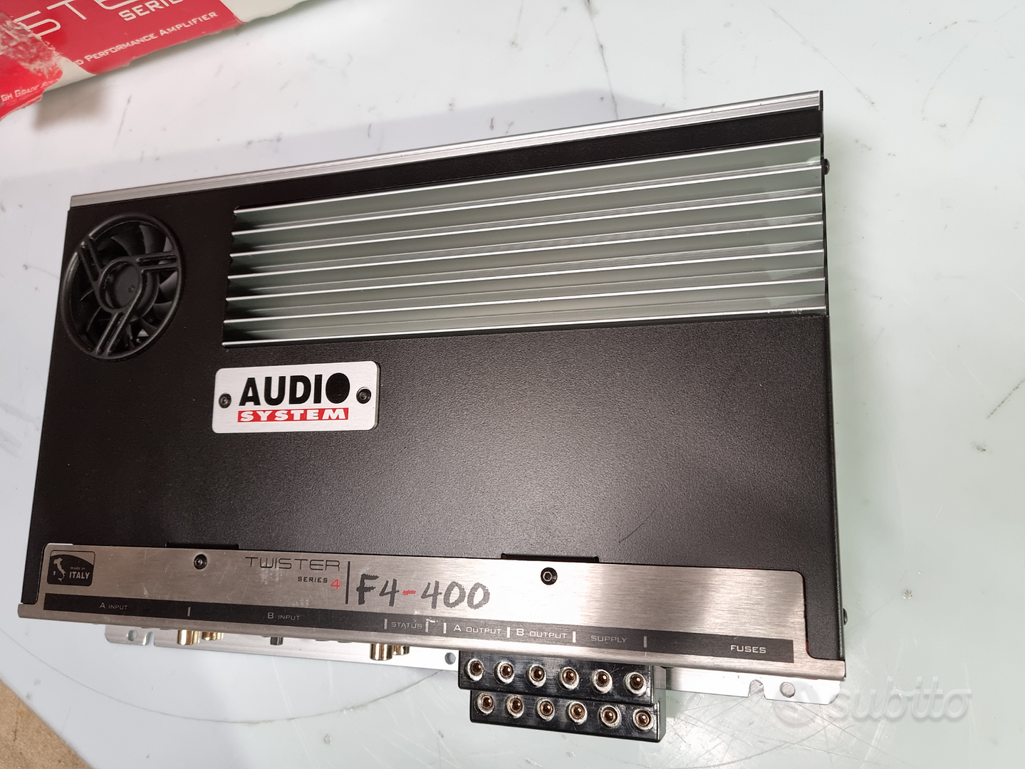 Amplificatore Audio System Italy F4-400 4 canali