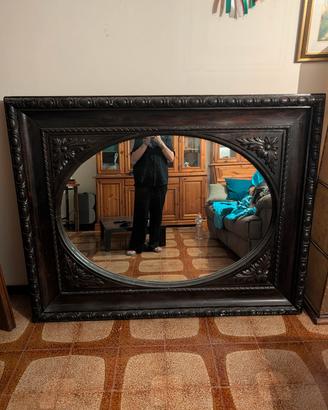 Specchio in legno massello