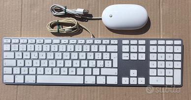 Apple Wired Keyboard + Mighty Mouse