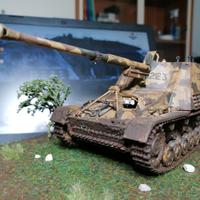 Diorama 1:35 caccia carri tedesco Nashorn