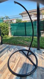 Struttura metallo per sedia a dondolo sospesa