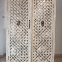 Armadio in madreperla indiano artigianale